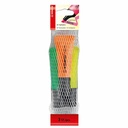 Set 3 Textmarkere Stabilo Neon, Culori Vibrante (Galben, Verde, Portocaliu), Plasa de Protectie