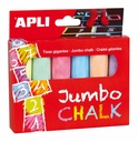 Creta Jumbo Faber-Castell, Set 6 Culori Variate, Dimensiuni Mari, Versatila