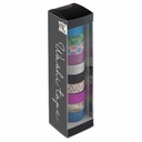 Set 10 benzi adezive decorative Creative Craft, diverse modele pentru proiecte creative