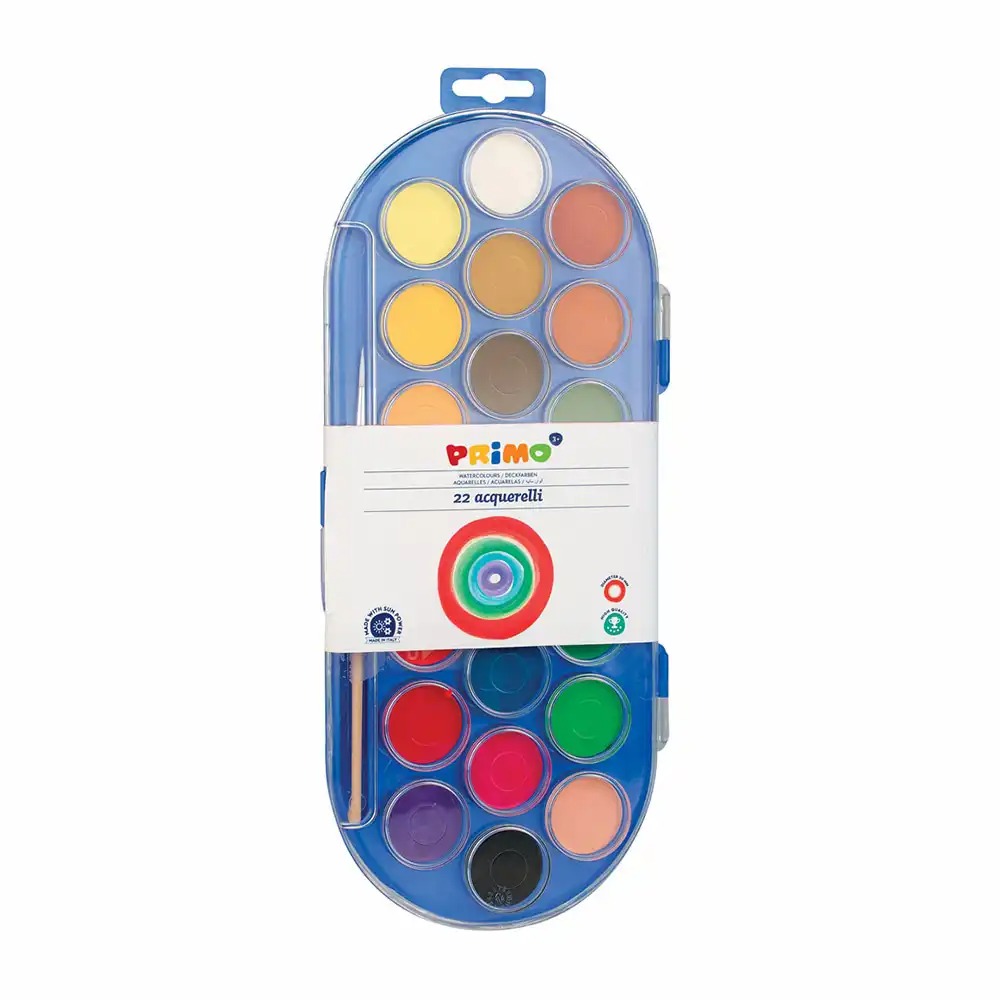 Set acuarele Morocolor 22 culori, pastile 30 mm, culori intense si versatilitate creativa