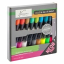 Set de Tempera Acrilica Fine Art, 18 Culori incluzand Fluorescente si Metalice, 36 ml/tub, Calitate Premium, Versatil pentru Diferite Suprafete