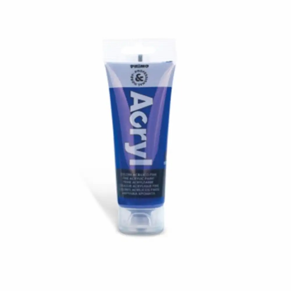 Tempera acrilica Morocolor Primo 75 ml albastru cobalt - Vopsea vibranta pentru proiecte artistice variate