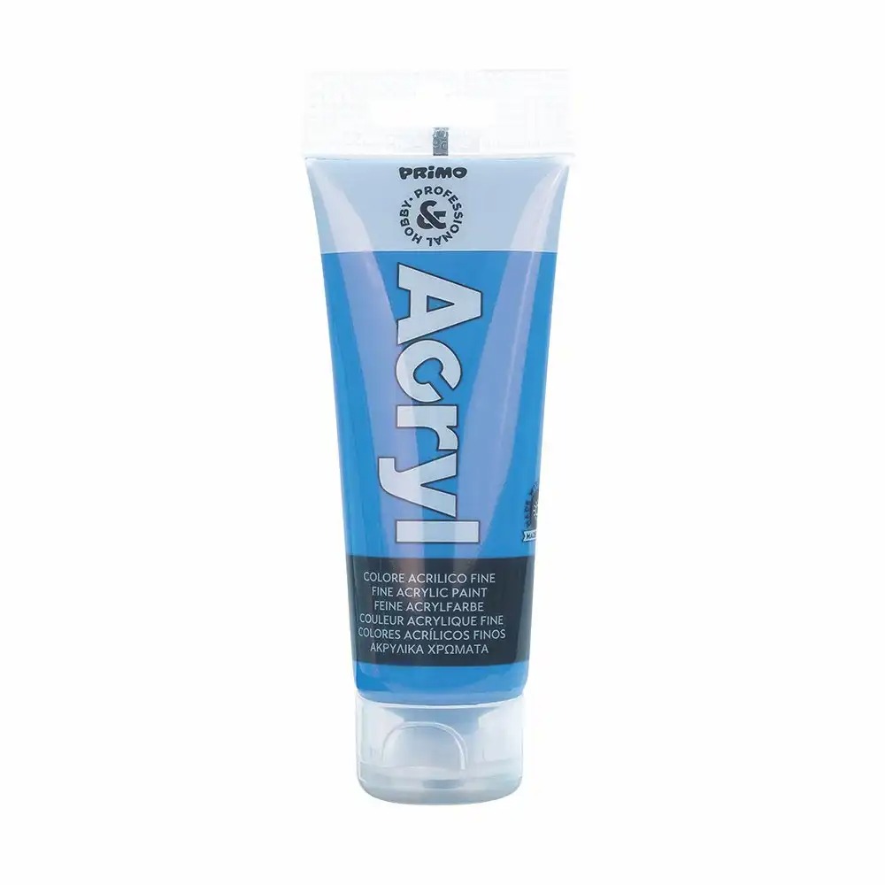 Tempera acrilica Morocolor Primo 75 ml Albastru Marin - Culori Vibrante, Acoperire Excelenta, Usor de Utilizat