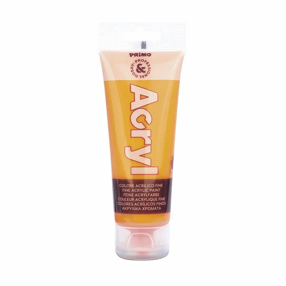 Tempera acrilica Morocolor Primo 75 ml ocru - Vopsea Versatila pentru Proiecte Artistice