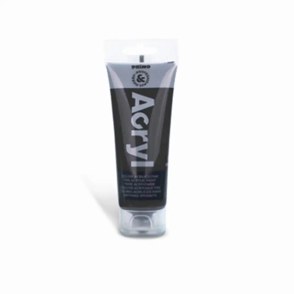 Tempera acrilica Morocolor Primo 75 ml negru - Culoare intensa, acoperire excelenta, usor de utilizat