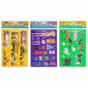 Sablon desen Creative Craft Zane si Rochite, Carton Rezistent, Dimensiune 21 x 15 cm