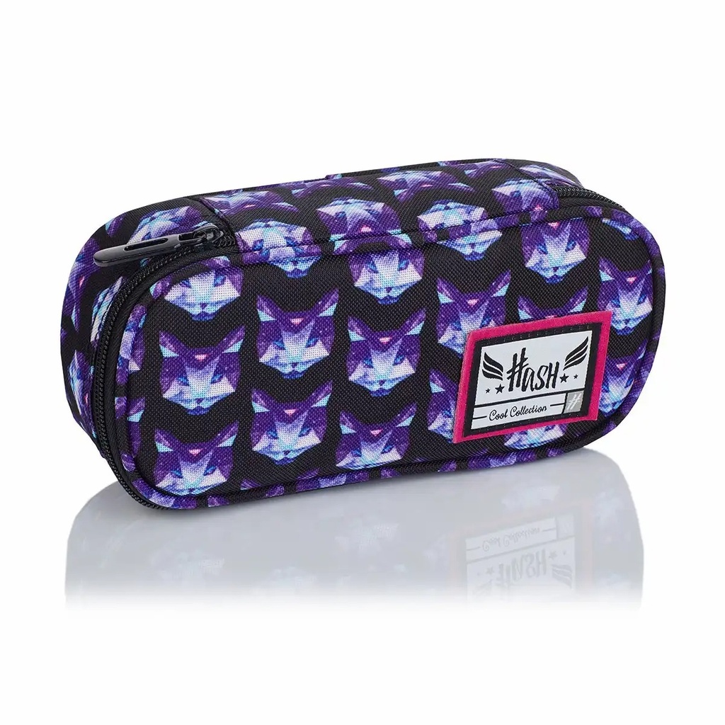 Penar Hash HS-174, Design Cu Vulpi, 1 Compartiment, Poliester Durabil, 22 x 11,5 x 5,5 cm