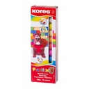 Set Plastilina Kores, 10 Culori x 20g, Ambalaj Tava de Plastic si Cutie de Carton, 200g Total