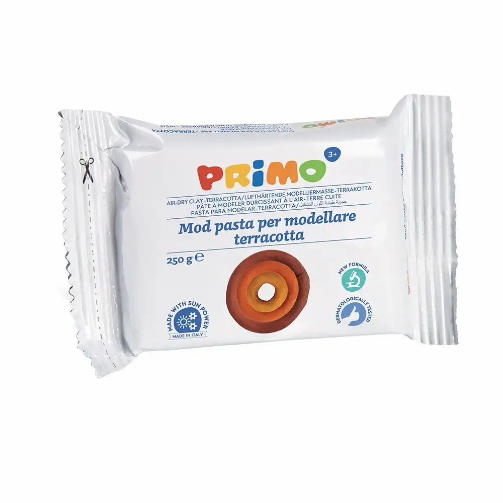 Argila pentru modelaj Morocolor Primo, 250 g, teracota - Modelare usoara si uscare rapida