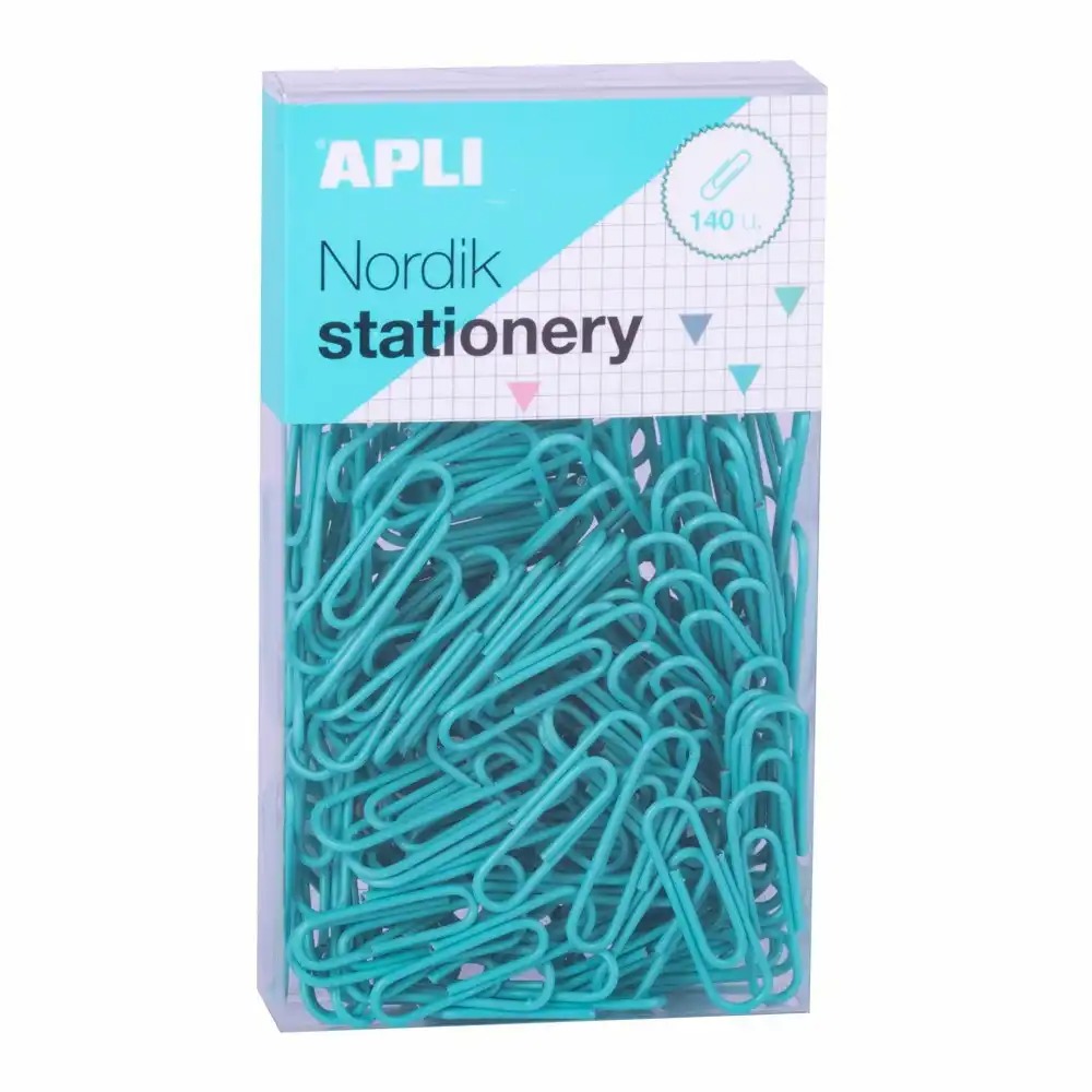 Set agrafe Apli 28 mm, 140 buc, culori diverse pentru organizare colorata