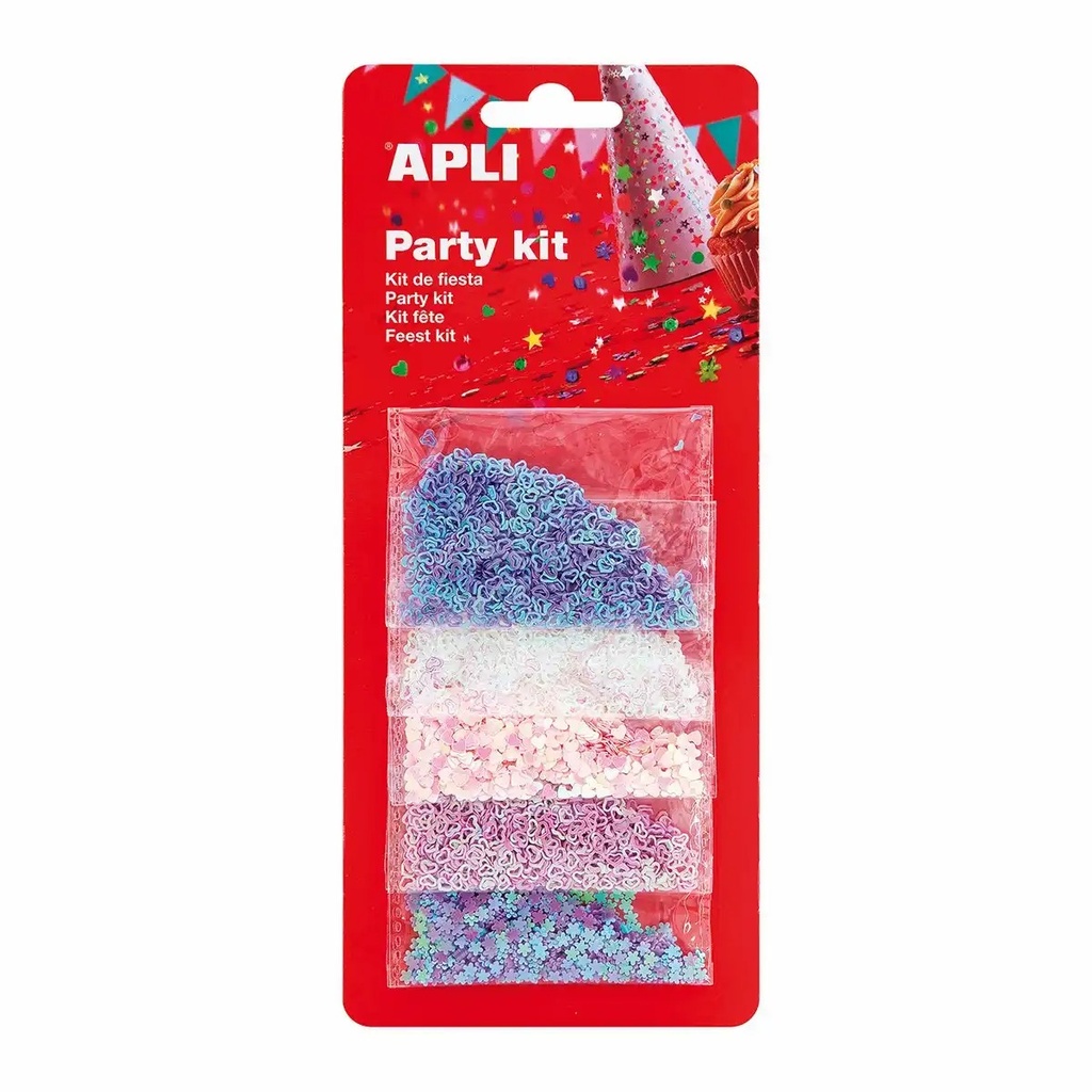 Confetti Apli Inimi, asortate, 5 pungi x 2 grame, adauga festivitate la orice eveniment