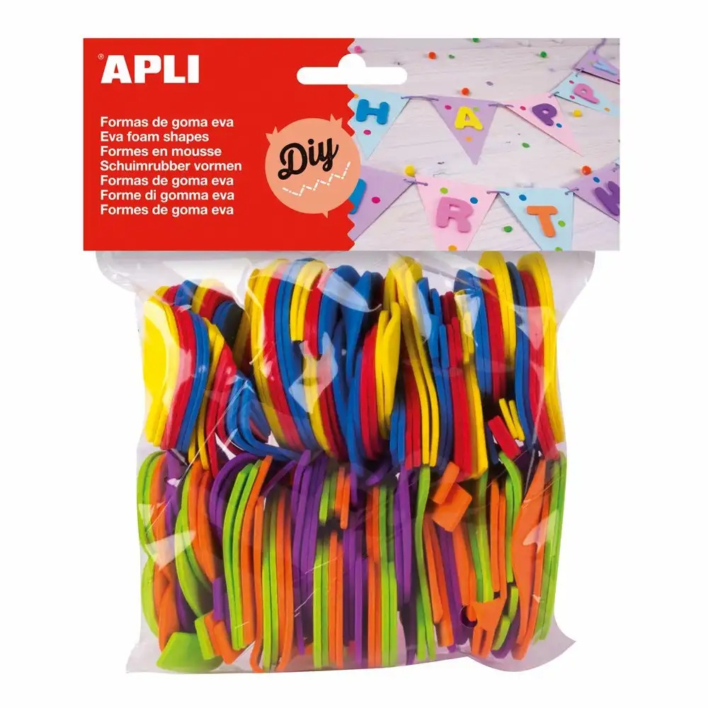 Set de numere Apli, 120 buc, culori asortate, pentru copii 3+, dimensiuni potrivite