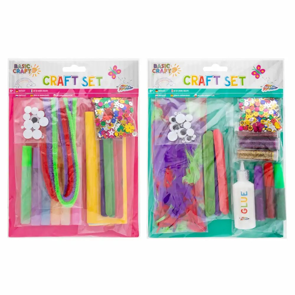Set craft sclipici Creative Craft Grafix pentru creatii captivante