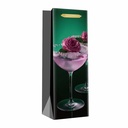 Punga cadou pentru sticle, 13 x 36 x 8.5 cm, hartie de inalta calitate, eleganta si practica, potrivita pentru sticle de vin - Culori disponibile
