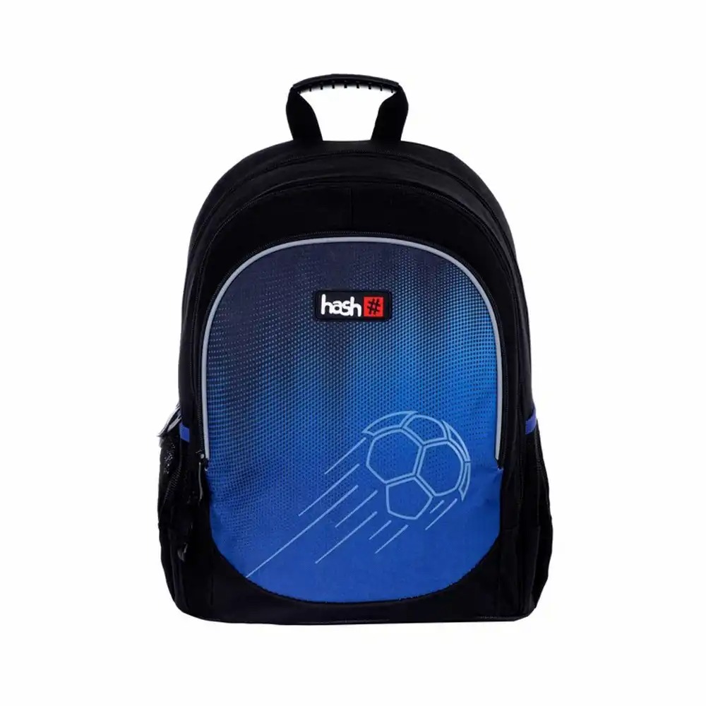 Ghiozdan Astra Hash AB350, 3 Compartimente, Fermoar Metalic, Spate Profilat, Impermeabil, 39x28x15 cm