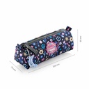 Penar Miquelrius Night Garden, 1 compartiment, Material Reciclat, Imprimeu Elegant, 20,5 x 6 x 7,5 cm