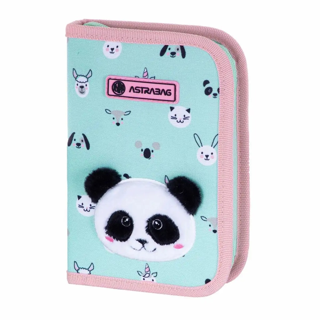 Penar scolar Astra AC1, 1 compartiment, colectia Panda, dimensiuni 20x14x3,5 cm