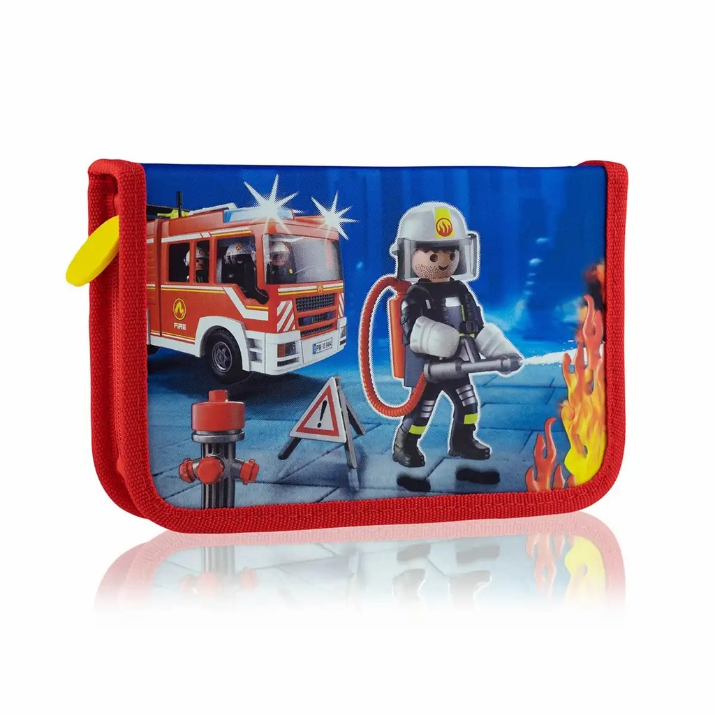 Penar scolar Astra Playmobil Pompieri, 1 compartiment, durabil, ideal pentru scoala