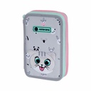 Penar scolar Astra AC2, 2 compartimente, Cute Kitty, 20,5 x 13 x 4,5 cm, organizare eficienta