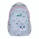 Ghiozdan scolar Astra AB330 Cute Kitty, 3 compartimente, ergonomie si confort pentru scolari mici