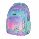 Ghiozdan scolar Astra, 3 compartimente, Kitty Ombre, ergonomic si impermeabil, 39x28x15 cm