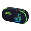 Penar scolar Astra AC6, design fotbal, 1 compartiment, organizator dublu, ideal pentru pasionatii de fotbal, dimensiuni 22x9x5 cm