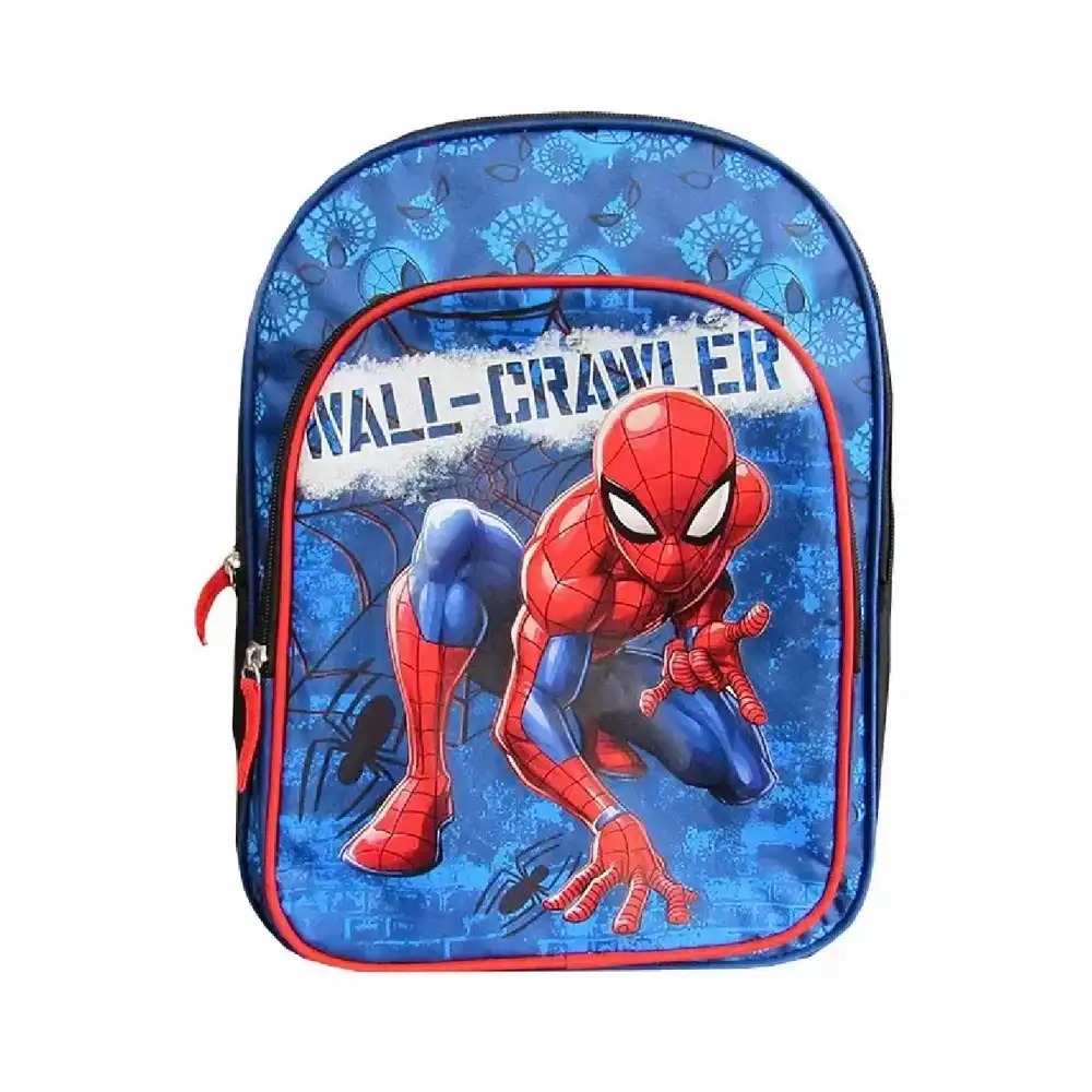 Ghiozdan Majewski Spiderman, 2 compartimente, 38x29x18 cm, 17L, design Spiderman, bretele confortabile