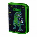 Penar scolar Astra, T-Rex Neon, 1 compartiment, dimensiuni compacte 20x14x3,5 cm