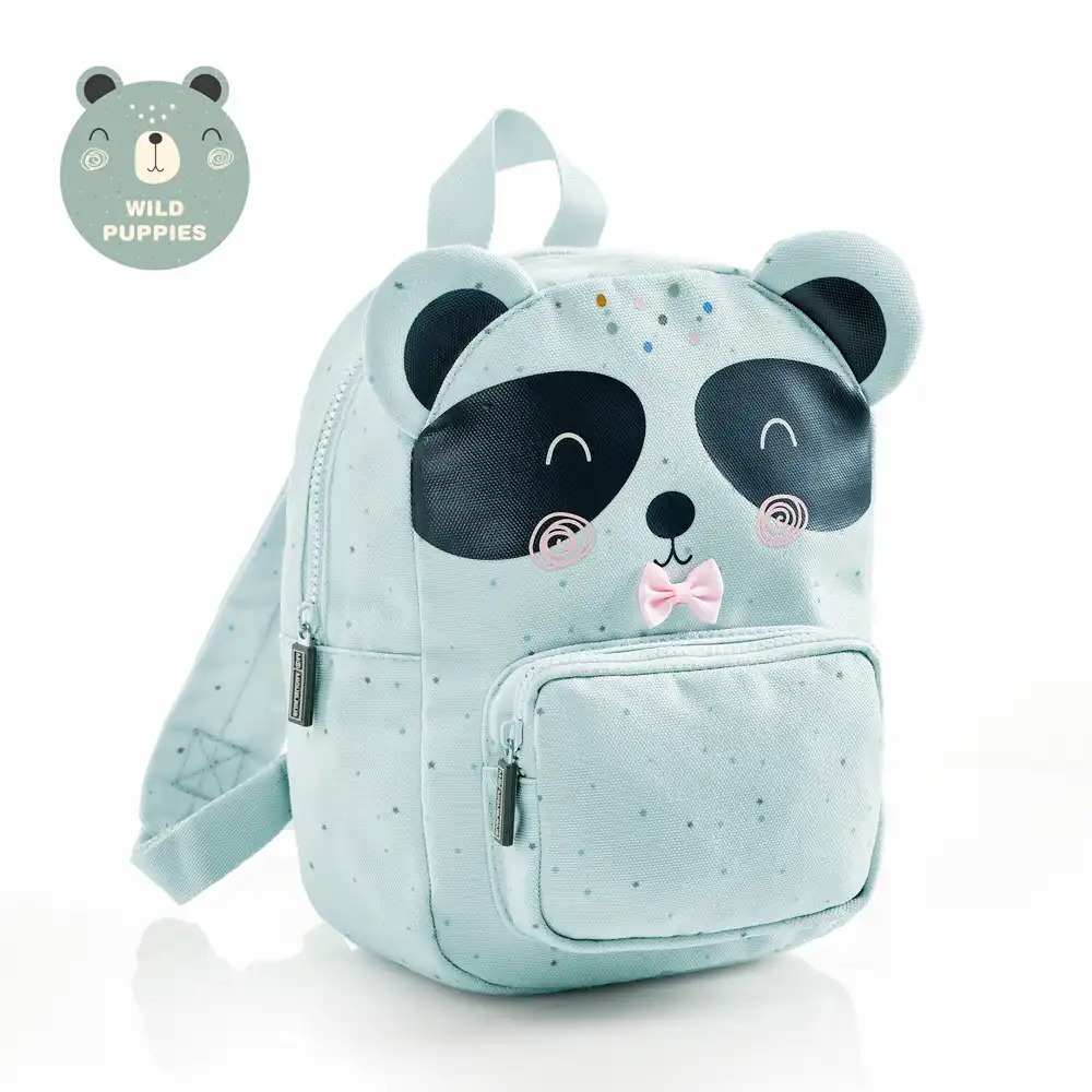Ghiozdan Miquelrius Panda, 270 x 200 x 100 mm, 1 Compartiment, Design Adorabil, Ideal pentru Zilnic sau Scoala
