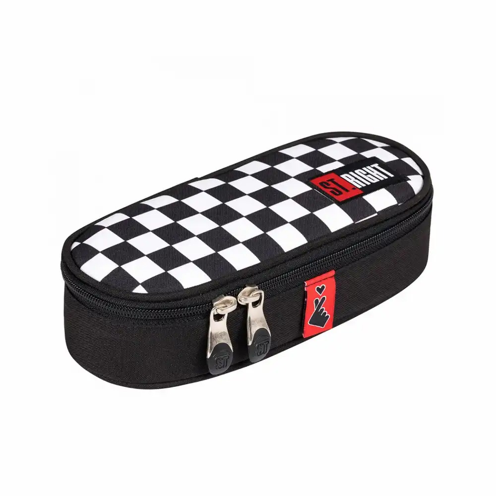 Penar Majewski St Right, Alb cu Negru, 1 Compartiment, Dimensiuni 23x6x9.5 cm