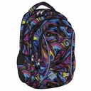Ghiozdan St.Right Blue Illusion BP26, 3 compartimente, design modern si confortabil, 39x27x17 cm