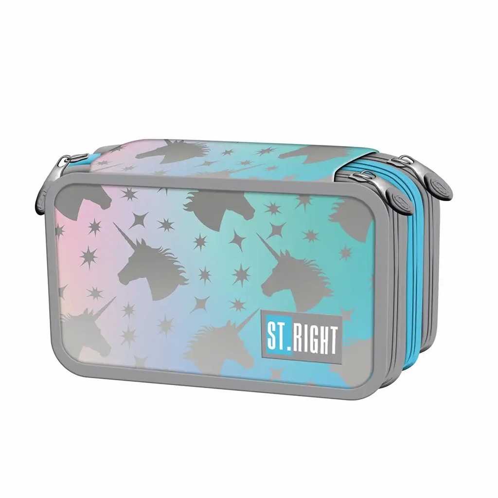 Penar St.Right PC05 Ombre Unicorn, 3 compartimente, design fermecator si complet echipat