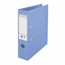Biblioraft Esselte No.1 Power, PP/PP, A4, 75 mm, bleu, rezistent la uzura, capacitate 500 coli, mecanism garantat 10,000 utilizari