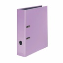 Biblioraft Falken Pastel, A4, 80 mm, Violet, Capacitate 600 coli, Design Modern