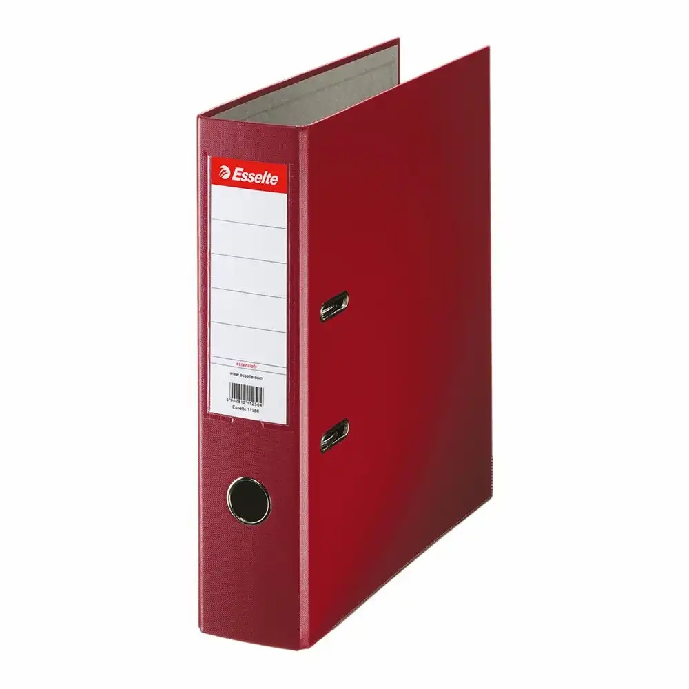 Biblioraft Esselte Economy 75 mm, PP, A4, Visiniu - Protectie si organizare pentru documente