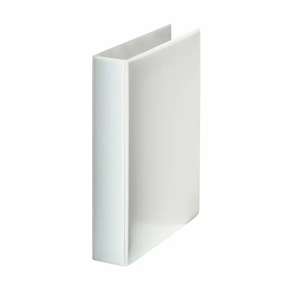 Caiet mecanic Esselte Panorama A4, 4 inele, PP/PP, 40mm, alb - Organizare profesionala si durabilitate