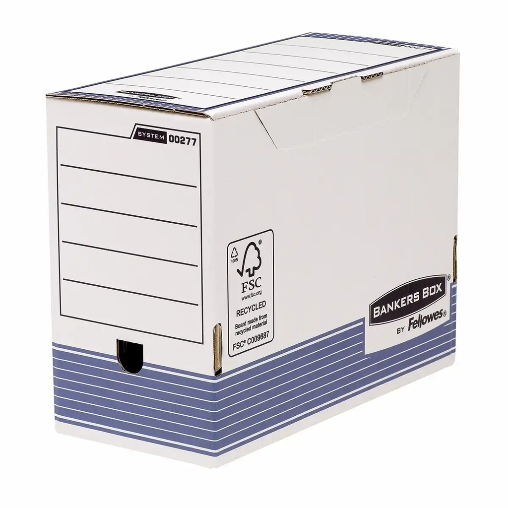 Cutie arhivare Fellowes FastFold A4, 327x265x158 mm, Asamblare Rapida, Agatatoare de Blocare, Set 10 buc.