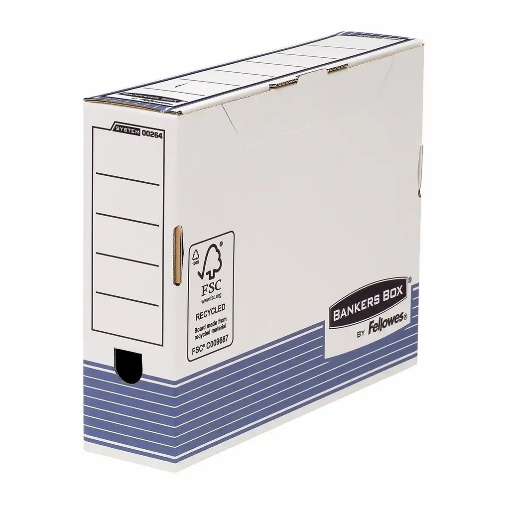 Cutie arhivare Fellowes FastFold A4 327x265x85 mm, Asamblare Rapida, Agatatoare de Blocare, Set 10 buc.