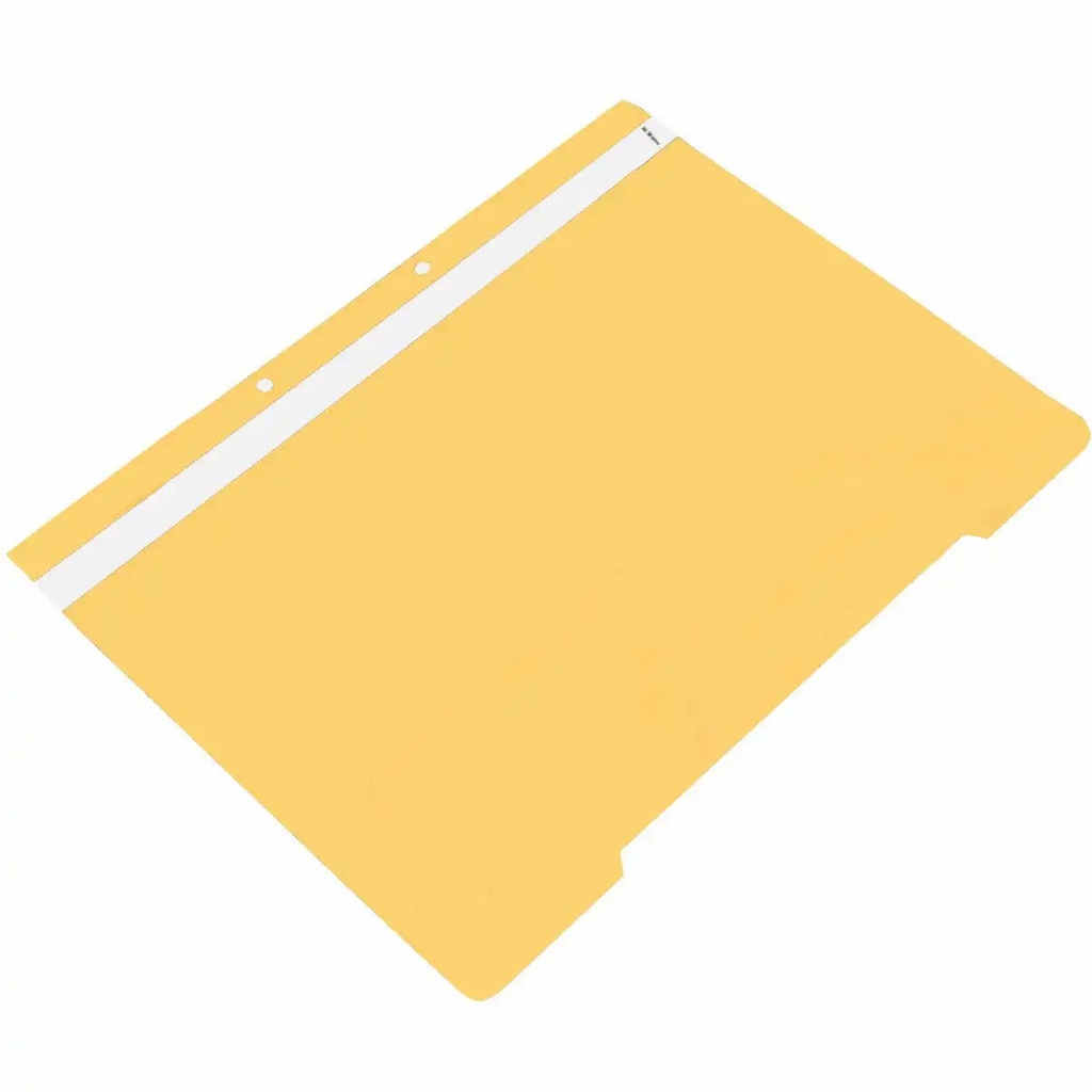 Dosar plastic cu sina si 2 perforatii, galben