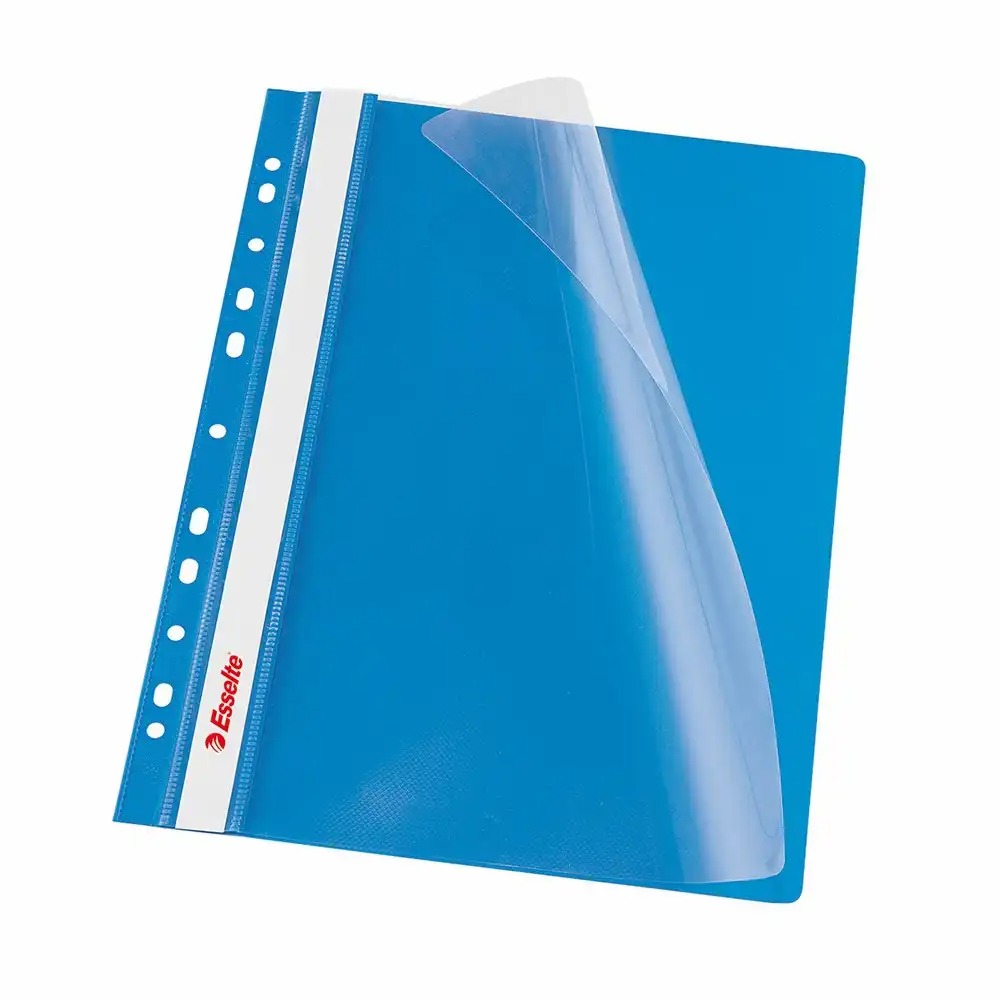 Dosar PP cu multiperforatii Esselte VIVIDA, A4, albastru, 10 buc/set