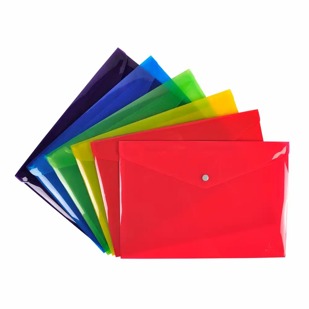 Mapa protectie, inchidere cu buton, B6, diverse culori