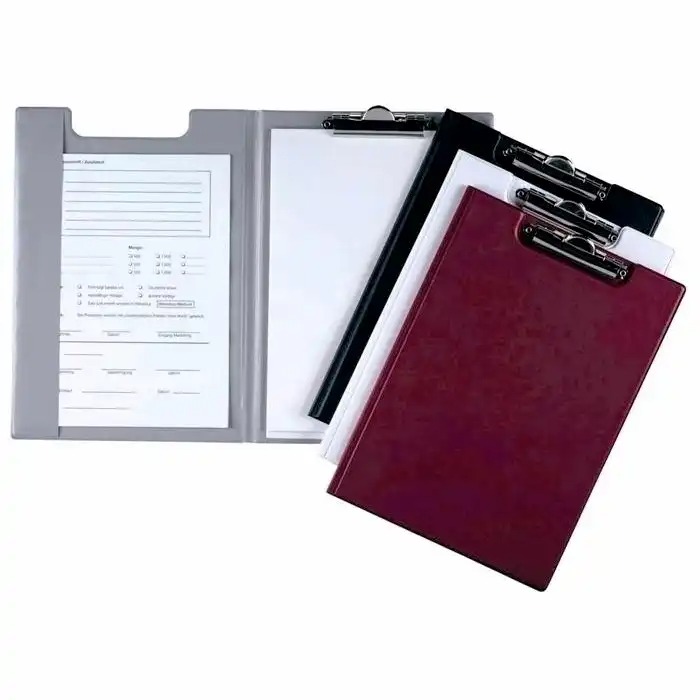 Clipboard dublu Durable A4, negru, ideal pentru birou, scoala sau acasa