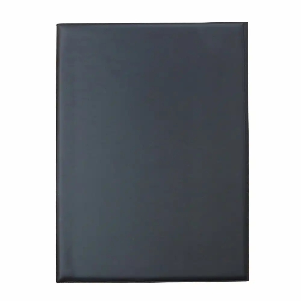 Clipboard dublu A4 din PVC negru, rezistent si practic, ideal pentru organizare eficienta a documentelor