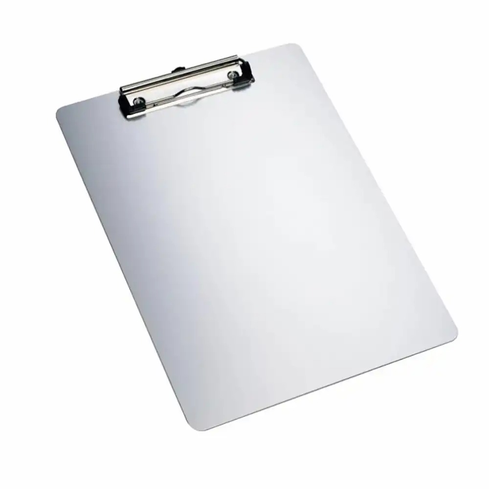 Clipboard Apli A4 din Aluminiu, Clip Robust, Colturi Rotunjite, Design Elegant