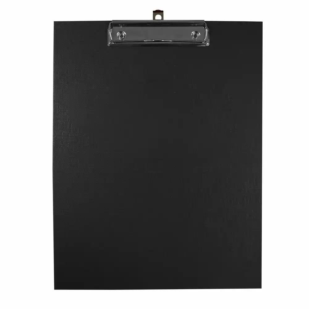 Clipboard ProDivers A4 Negru, Durabil si Elegant, Mecanism Nichelat, Potrivit pentru Birou