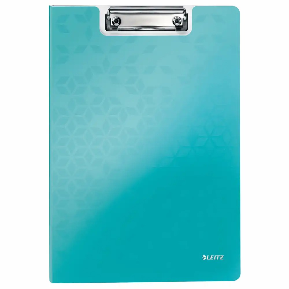 Clipboard Leitz WOW dublu polyfoam A4 100 coli turcoaz - organizare moderna si eficienta