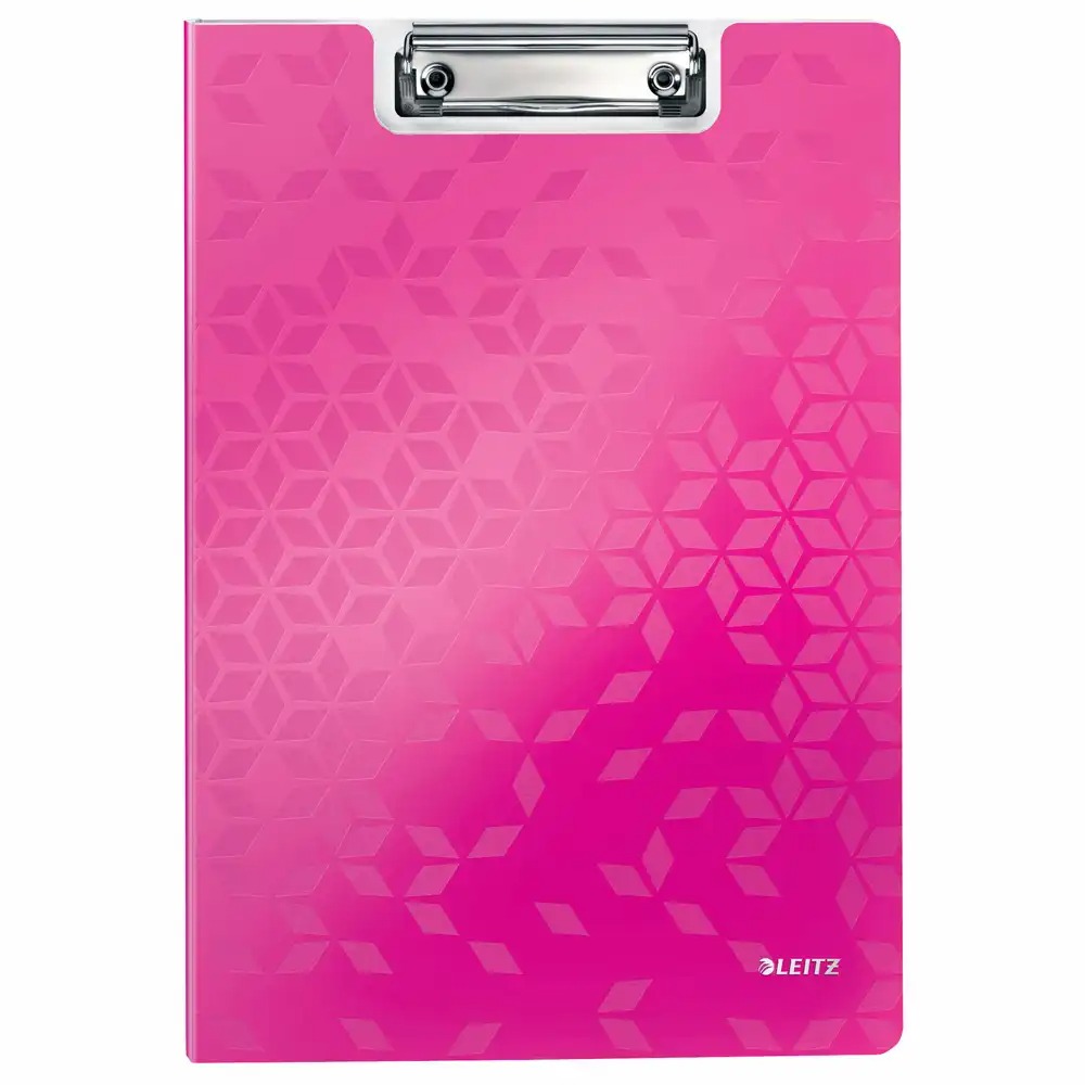 Clipboard Leitz WOW dublu, polyfoam, A4, 85 coli, roz - Organizare moderna si eficienta a documentelor