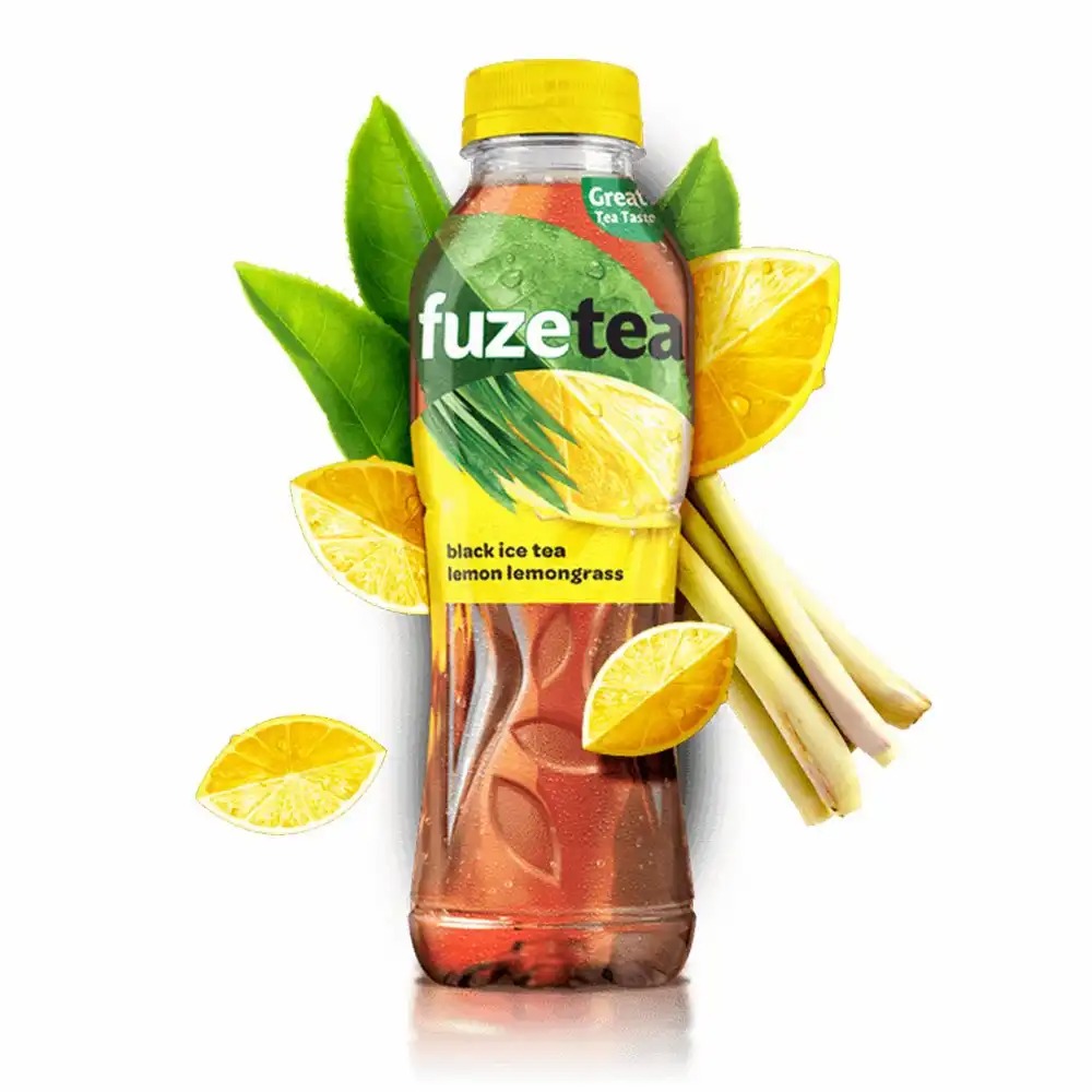 Nestea Ice Tea lamaie, 0.5 l, 12 sticle - Ceai de calitate, arome delicioase, 30% mai putin zahar