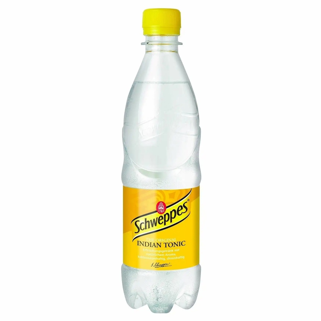 Bautura racoritoare Schweppes Indian Tonic, 0.5 l, 12 bucati - Gust Rafinat pentru Cocktailuri Delicioase