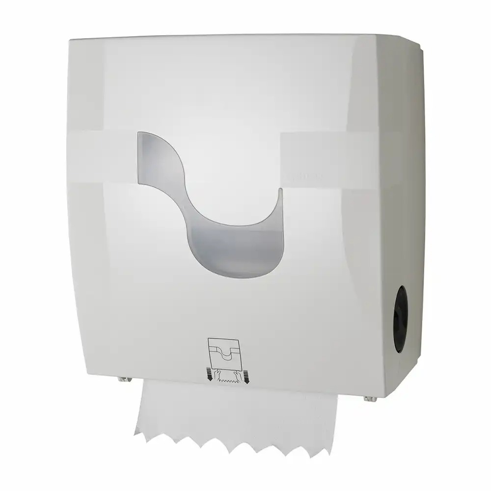 Dispenser Celtex Megamini New Formatic, Alb, Manual Autocut, Econimic si Igienic